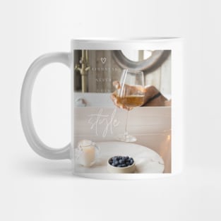 Kindness Never Goes Out of Style - Wine Print Mug